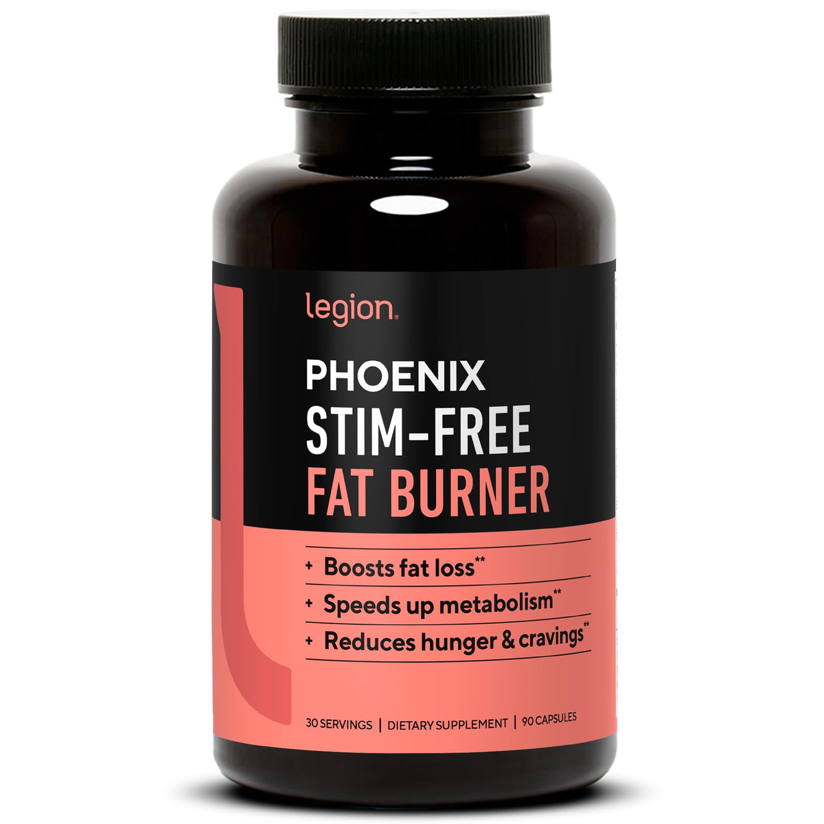 Legion Phoenix Thermogenic Fat Burners & Weight Loss Pills - 30 Serv 90 Capsules