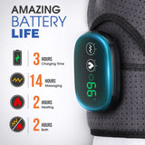 Electric Heating Shoulder Massager with Vibration Support