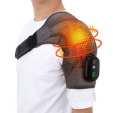 Electric Heating Shoulder Massager with Vibration Support