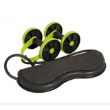 Double Wheel Ab Roller with Resistance Bands